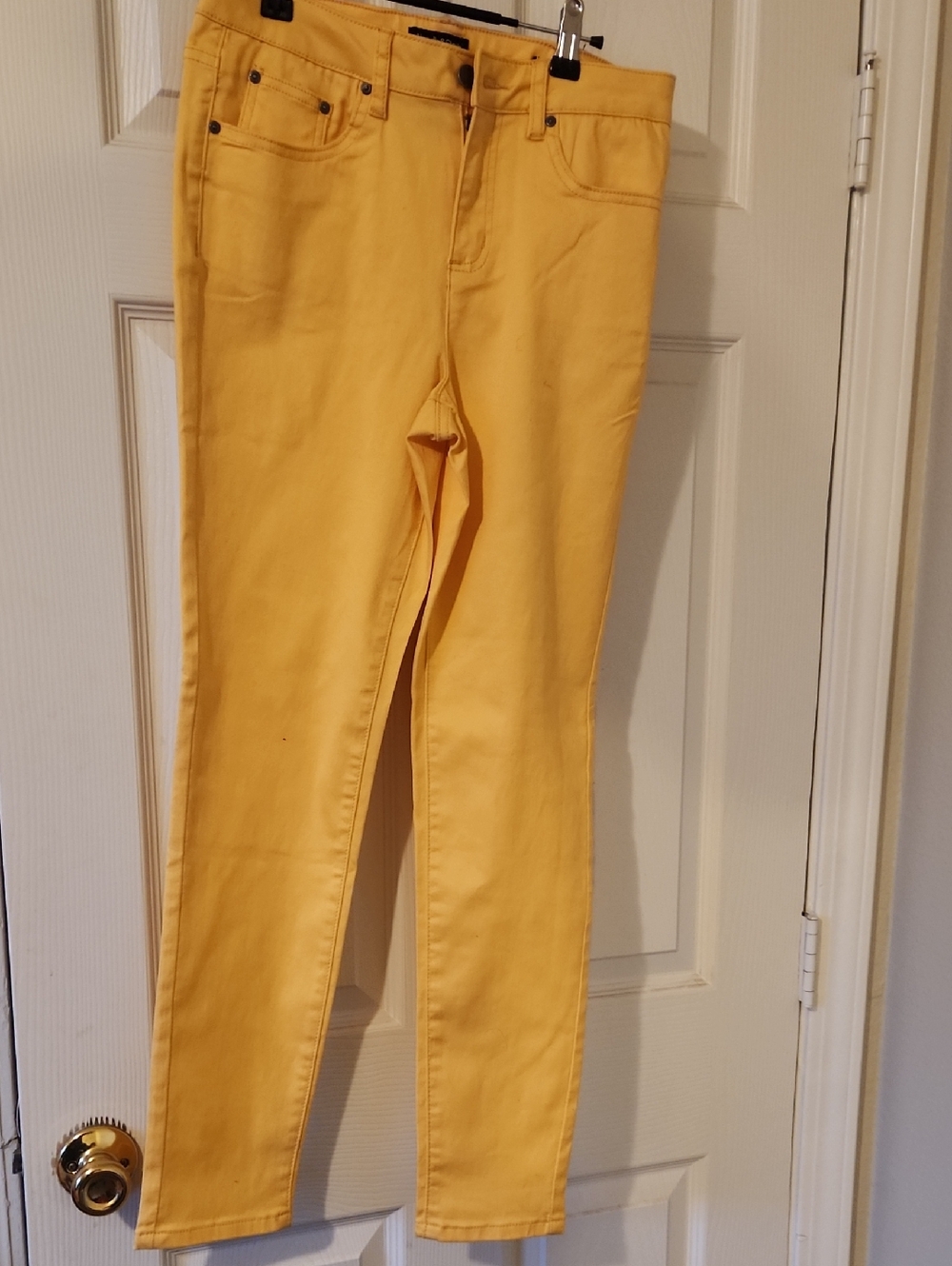 Needle & Cloth Sz 8 Bright Yellow Skinny Pants